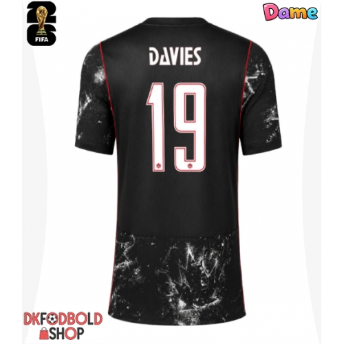 Canada Alphonso Davies #19 Udebanetrøje Dame VM 2026 Kort ærmer